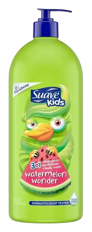 Suave Kids 3-In-1 Shampoo, Conditioner & Body Wash Watermelon