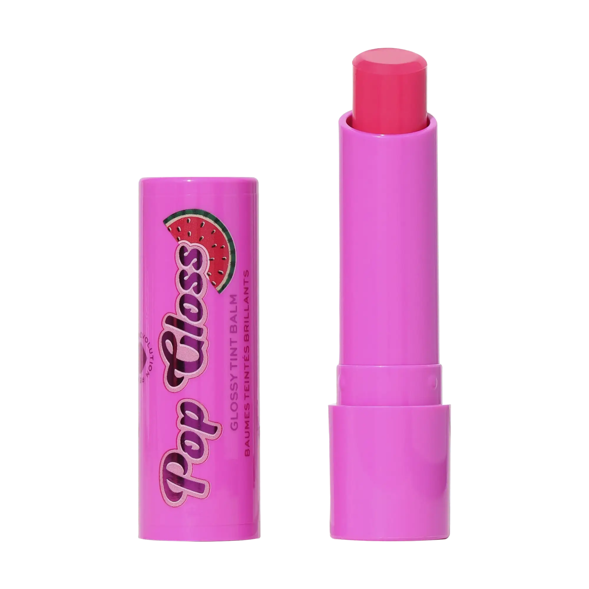 Revolution Beauty I Heart Revolution Pop Gloss Lip Balm Watermelon Pink