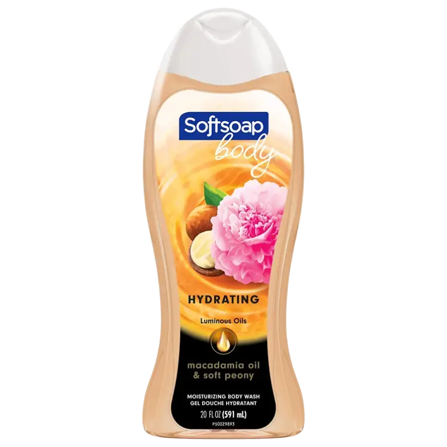 Softsoap Moisturizing Body Wash Macadamia Oil & Soft Peony