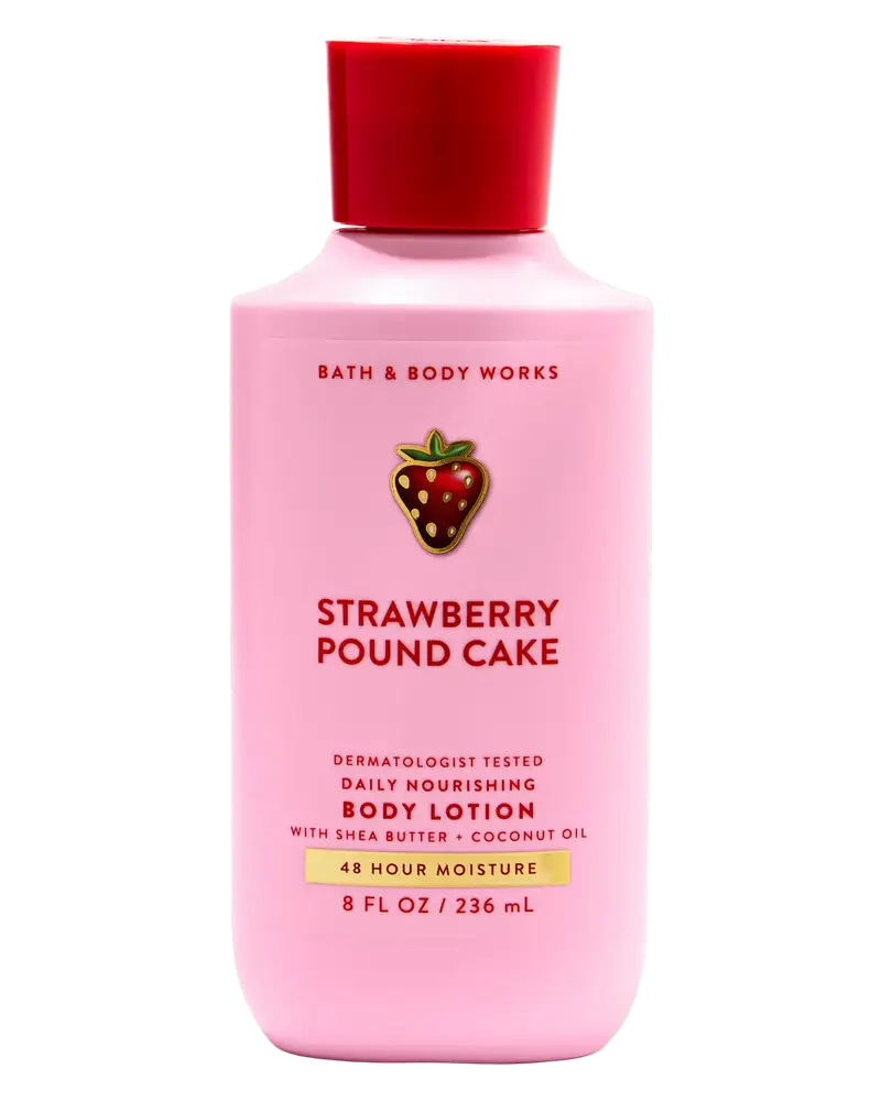Bath & Body Works Body Lotion Strawberry Pound Cake