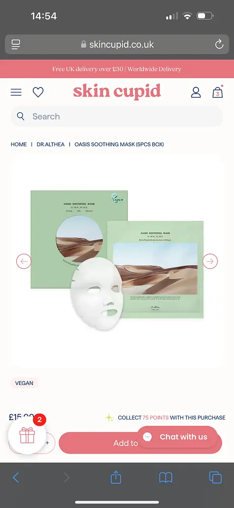 Dr. Althea Oasis soothing mask