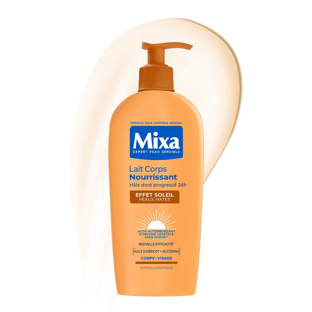 Mixa Lait Corps Nourrissant Effet Soleil Peaux Mates