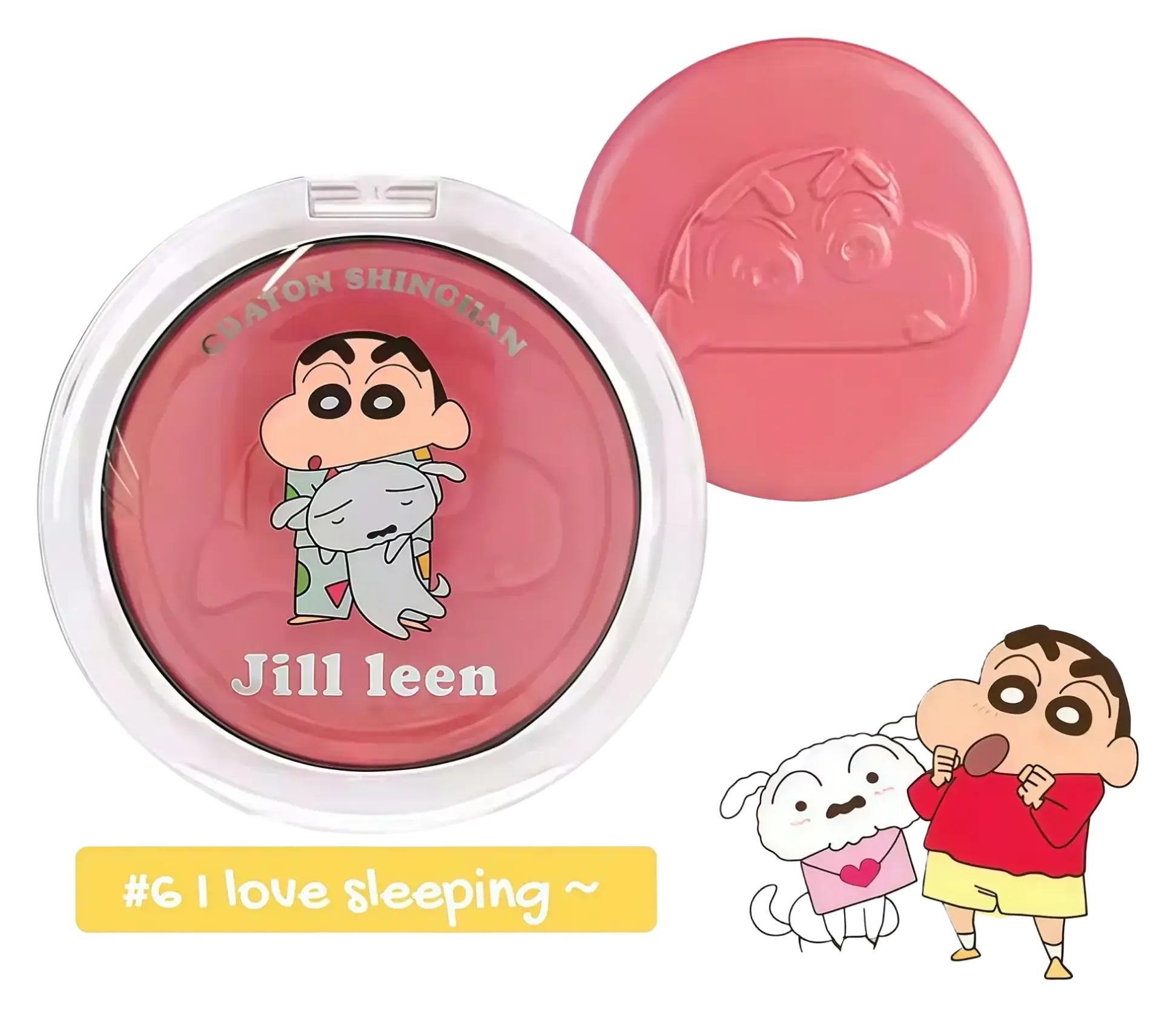 Jill Leen Crayon Shin-Chan Baking Single-Color Blusher 6 I Love Sleeping
