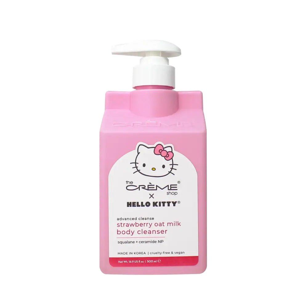The Creme Shop Hello Kitty Advanced Cleanse Strawberry Oat Milk Body Cleanser