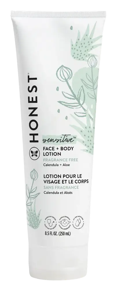 Honest Beauty Face + Body Lotion Sensitive: Fragrance Free