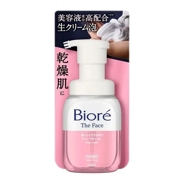 Biore The Face Foaming Facial Wash Deep Moist
