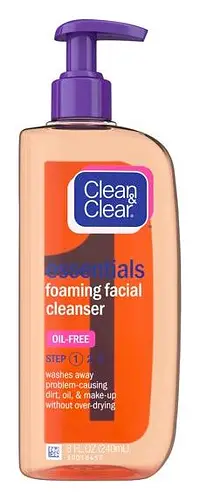 Clean & Clear Essentials Foaming Oil-Free Facial Cleanser