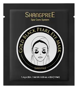 Shangpree Gold Black Pearl Eye Mask