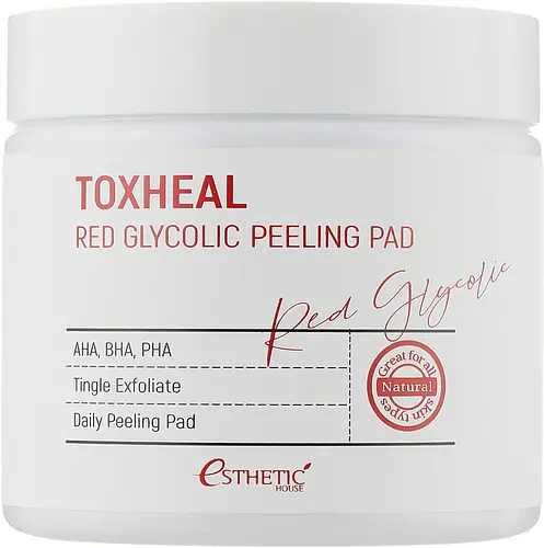 Esthetic House Toxheal Red Glycolic Peeling Pad