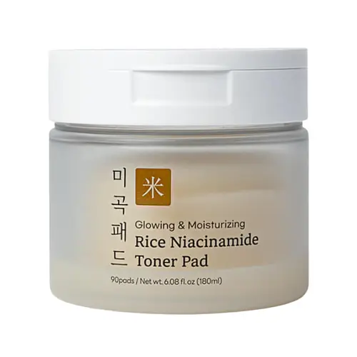 GLAMFOX Rice Niacinamide Toner Pad