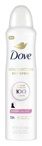Dove Advanced Care Dry Spray Clear Finish