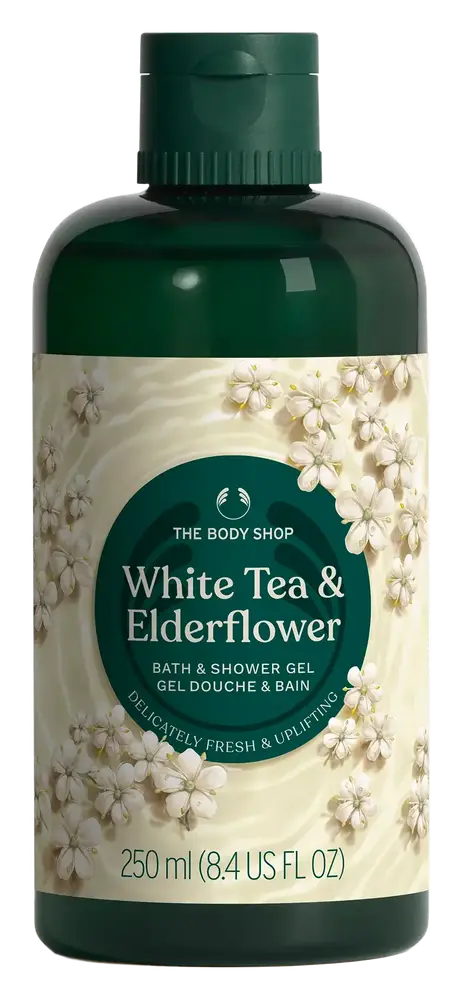The Body Shop Bath & Shower Gel White Tea & Elderflower