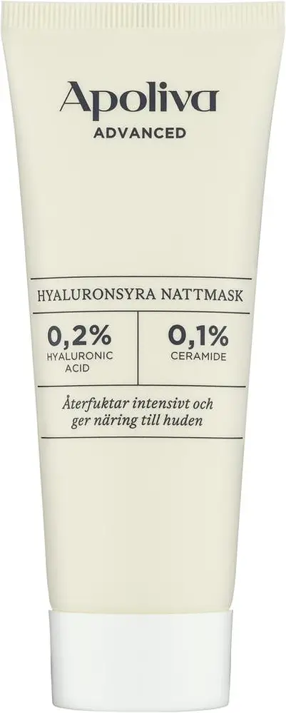 Apoliva Advanced Hyaluronsyra Nattmask