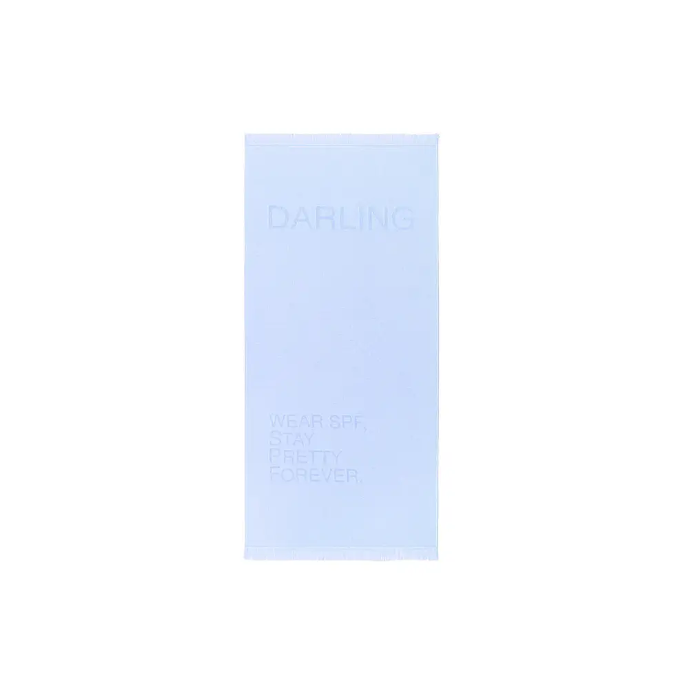 Darling Blue D Beach Towel