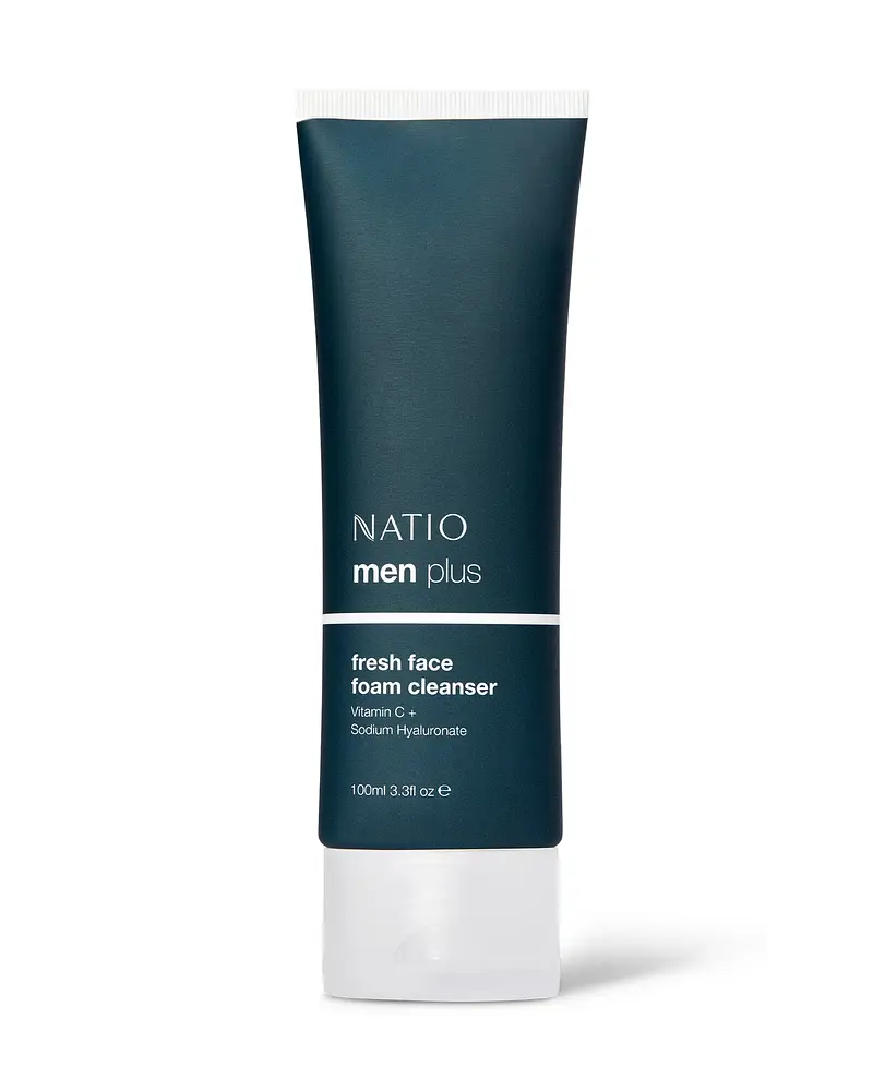 Natio Men Plus Fresh Face Foam Cleanser