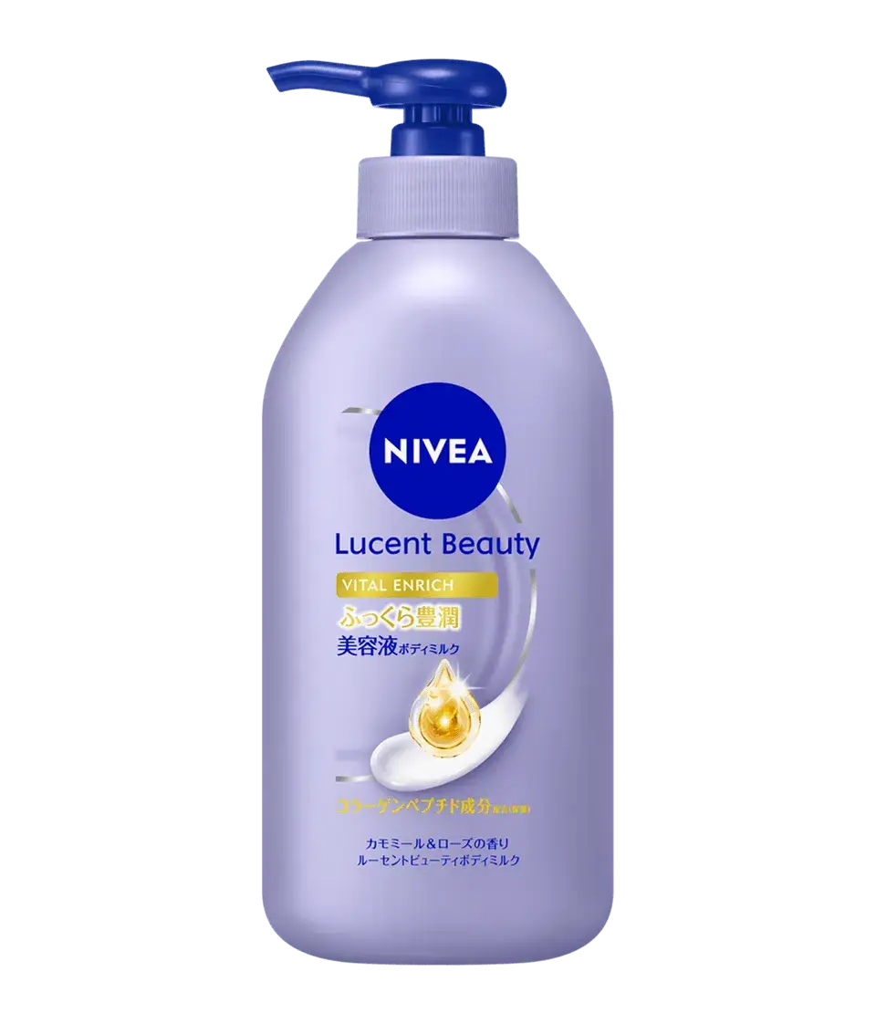 Nivea Lucent Beauty Vital Enrich Serum Body Milk Japan