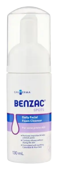 Benzac Daily Facial Foam Cleanser