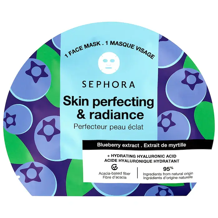 Sephora Collection Hydrating Hyaluronic Acid Face Mask Blueberry