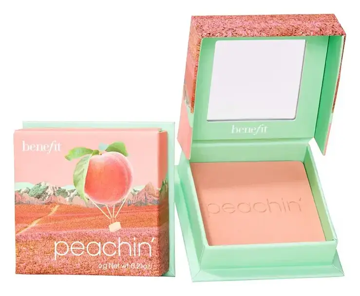 Benefit Cosmetics Wanderful World Silky-Soft Powder Blush Peachin'