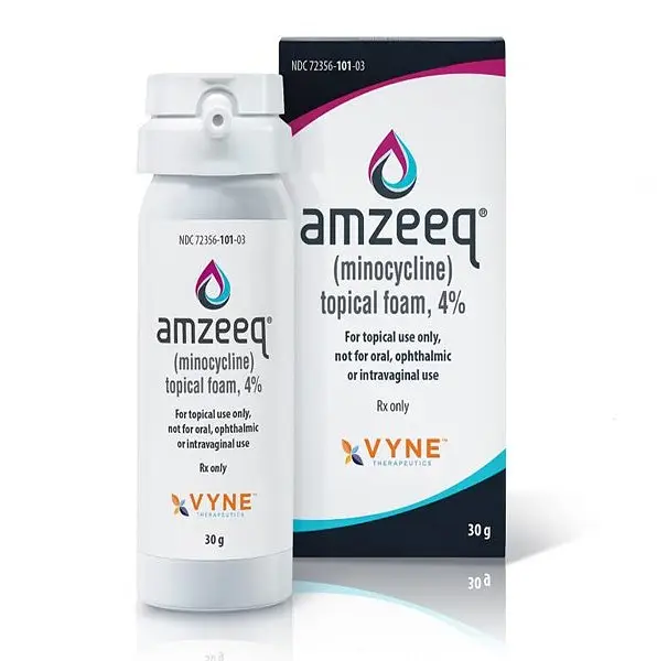Amzeeq (Minocycline) Topical Foam, 4%
