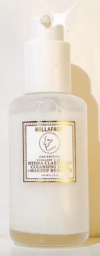 HOLLAFACE Pro Edition Squalane 2-In-1 Hydra Clarifying Cleansing Milk + Makeup Remover