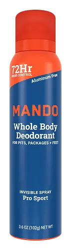 Mando Invisible Spray Deodorant Pro Sport
