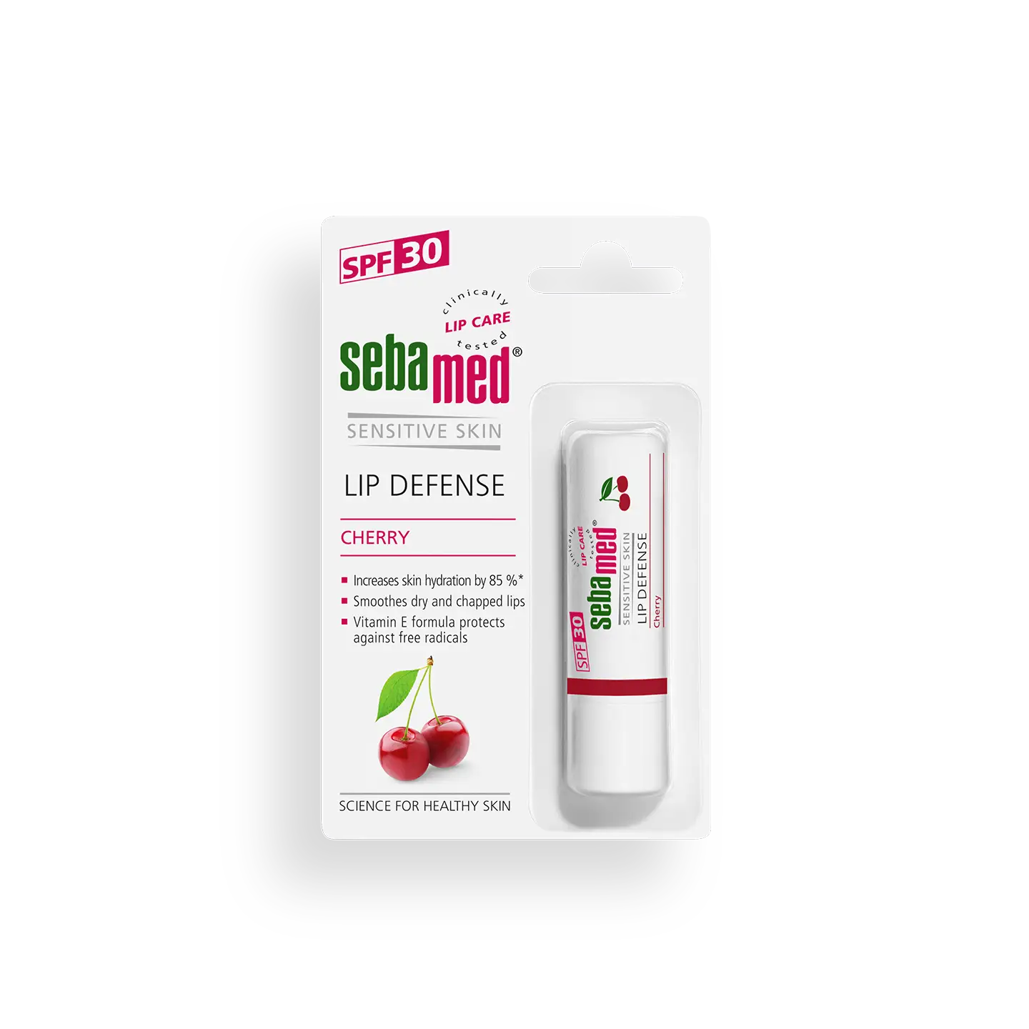SebaMed Lip Defense SPF30 Cherry