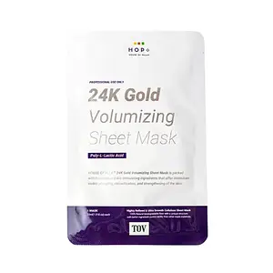 House Of PLLA+ 24k Gold Volumizing Sheet Mask