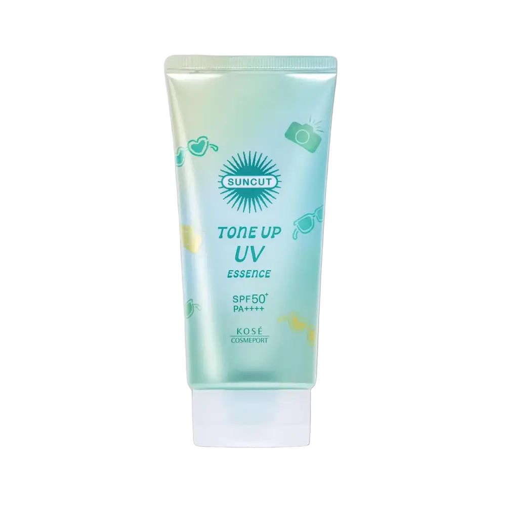 Kosé Suncut Tone Up UV Essence SPF 50+ PA++++ Mint Green