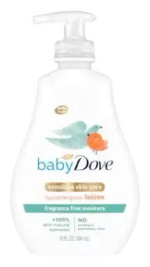 Dove Fragrance Free Moisture Baby Lotion