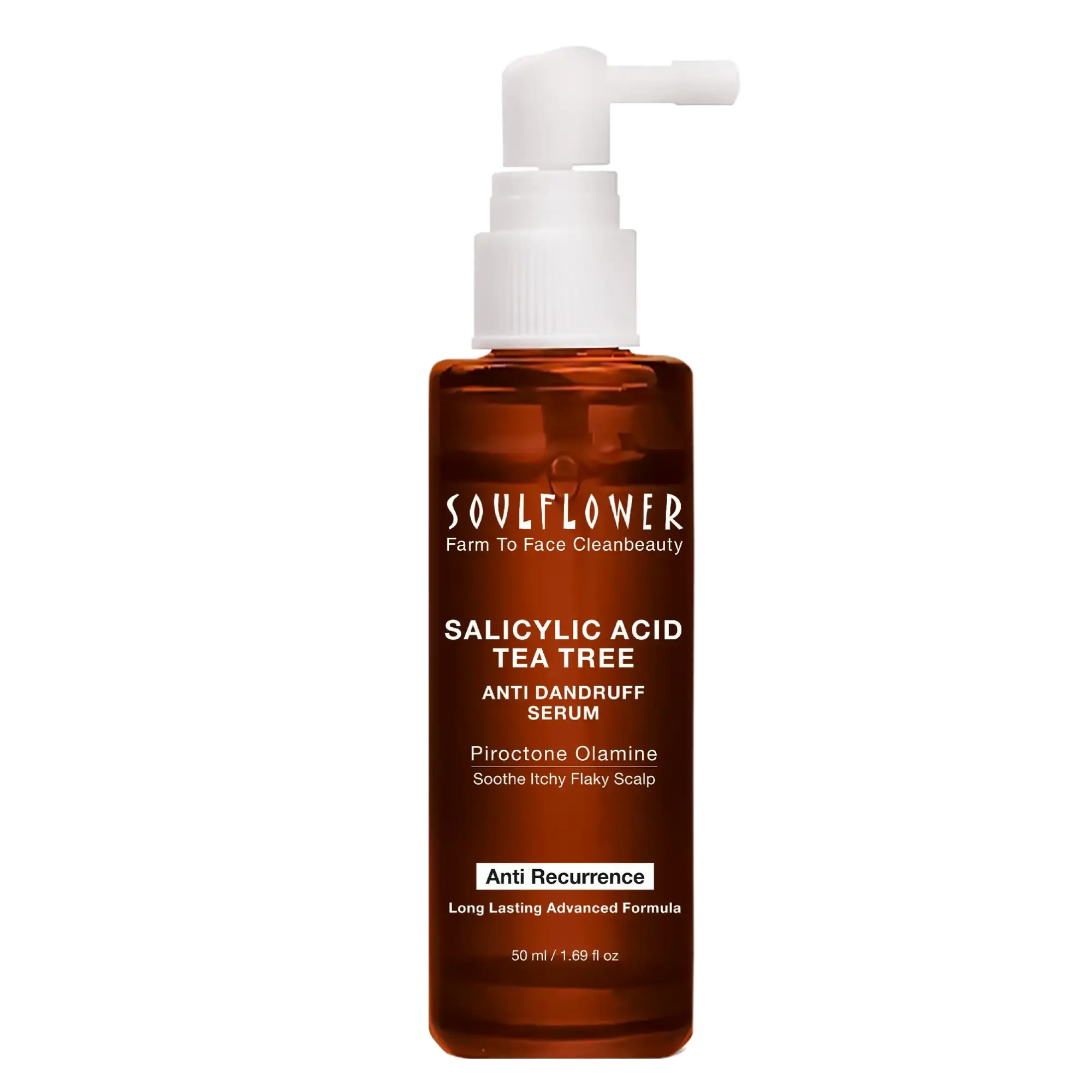 Soulflower Salicylic Acid & Tea Tree Anti Dandruff Serum
