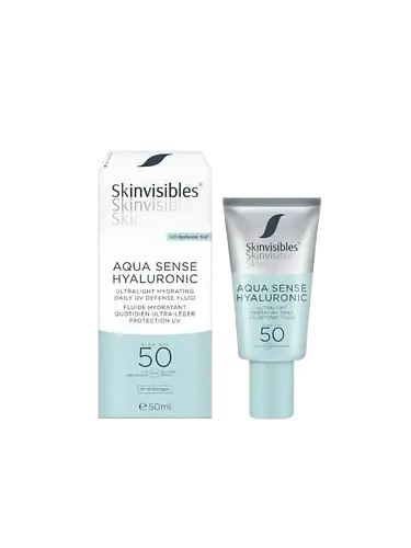 Skinvisibles Aqua Sense Hyaluronic Ultralight Hydrating Daily UV Defense Fluid SPF 50