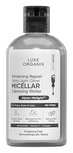 Luxe Organix Whitening Repair Ultra Light Glow Micellar Cleansing Beauty Water