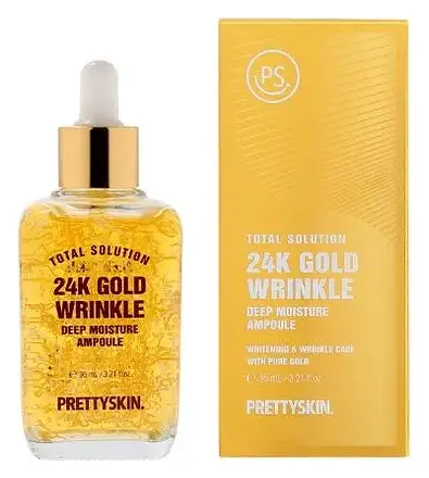 Pretty Skin Total Solution 24K Gold Wrinkle Deep Moisture Ampoule