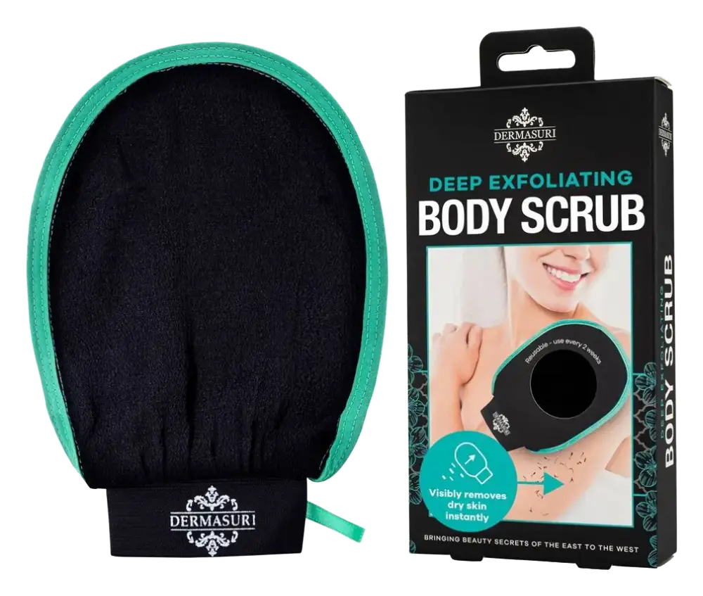 Dermasuri Exfoliating Body Scrub Glove Scrubber