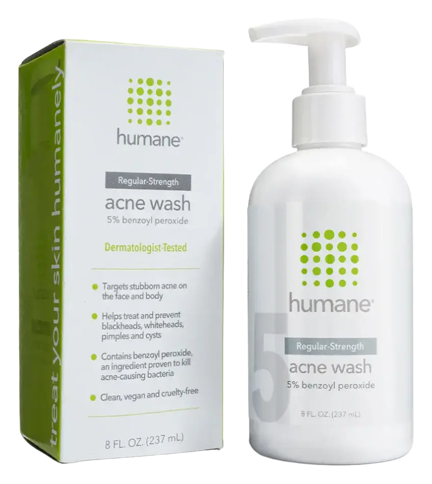 Humane Regular-Strength 5% Acne Wash