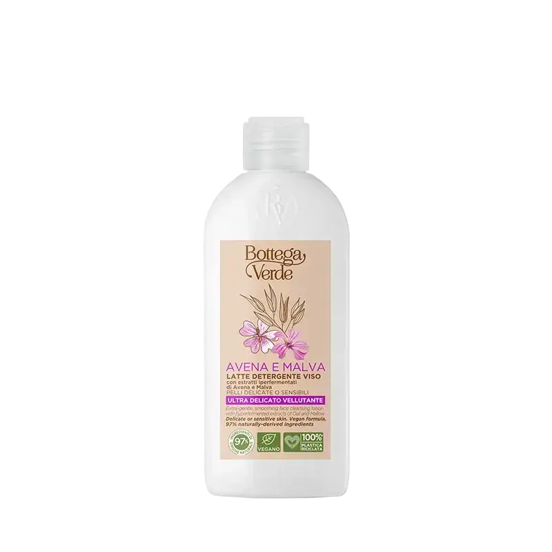 Bottega Verde Avena E Malva Latte Detergente Viso
