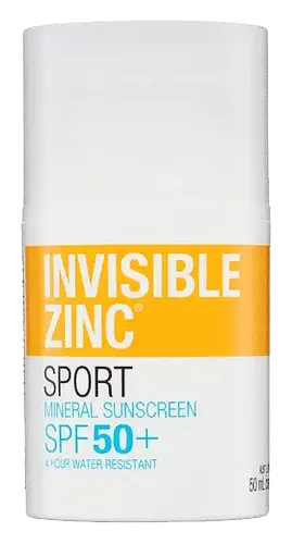 Invisible Zinc Sport Mineral Sunscreen SPF 50+