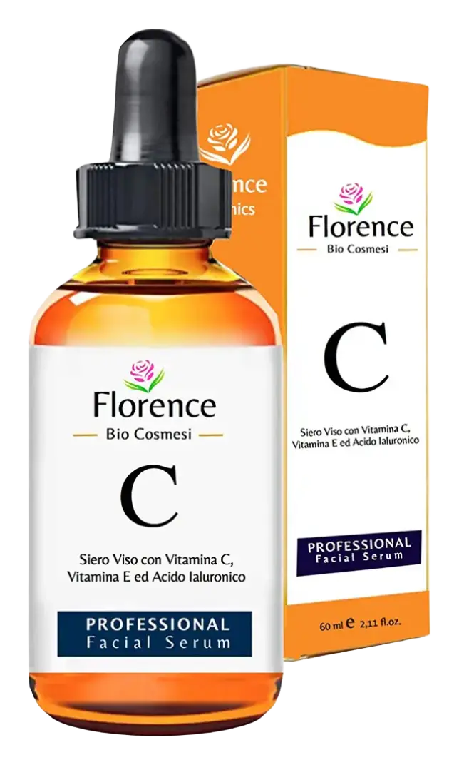 Florence Organics Siero alla Vitamina C e Acido Ialuronico