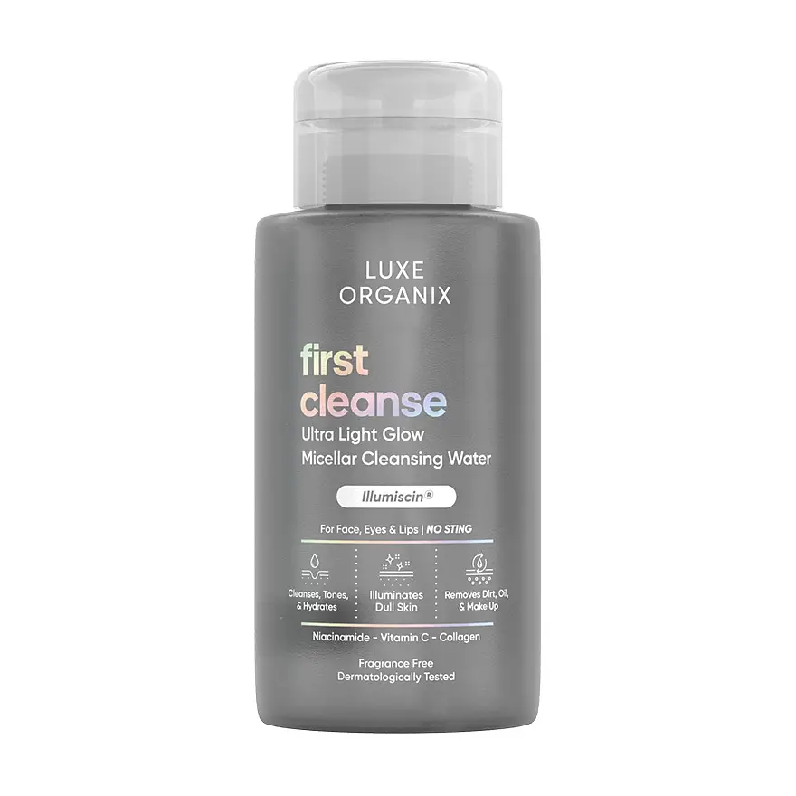 Luxe Organix First Cleanse Ultra Light Glow Micellar Cleansing Water