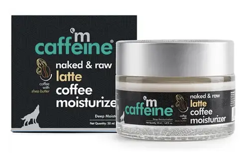 mCaffeine Latte Coffee Face Moisturizer with Shea Butter - Ceramide - Almond Milk