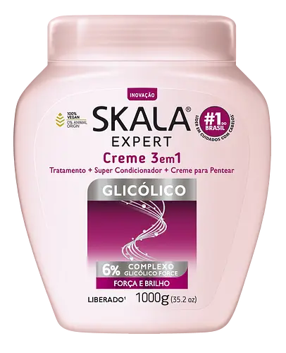Skala Expert Glicólico Creme 3em1 Tratamento
