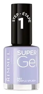 Rimmel London Super Gel Nail Polish 082 Purple Splash