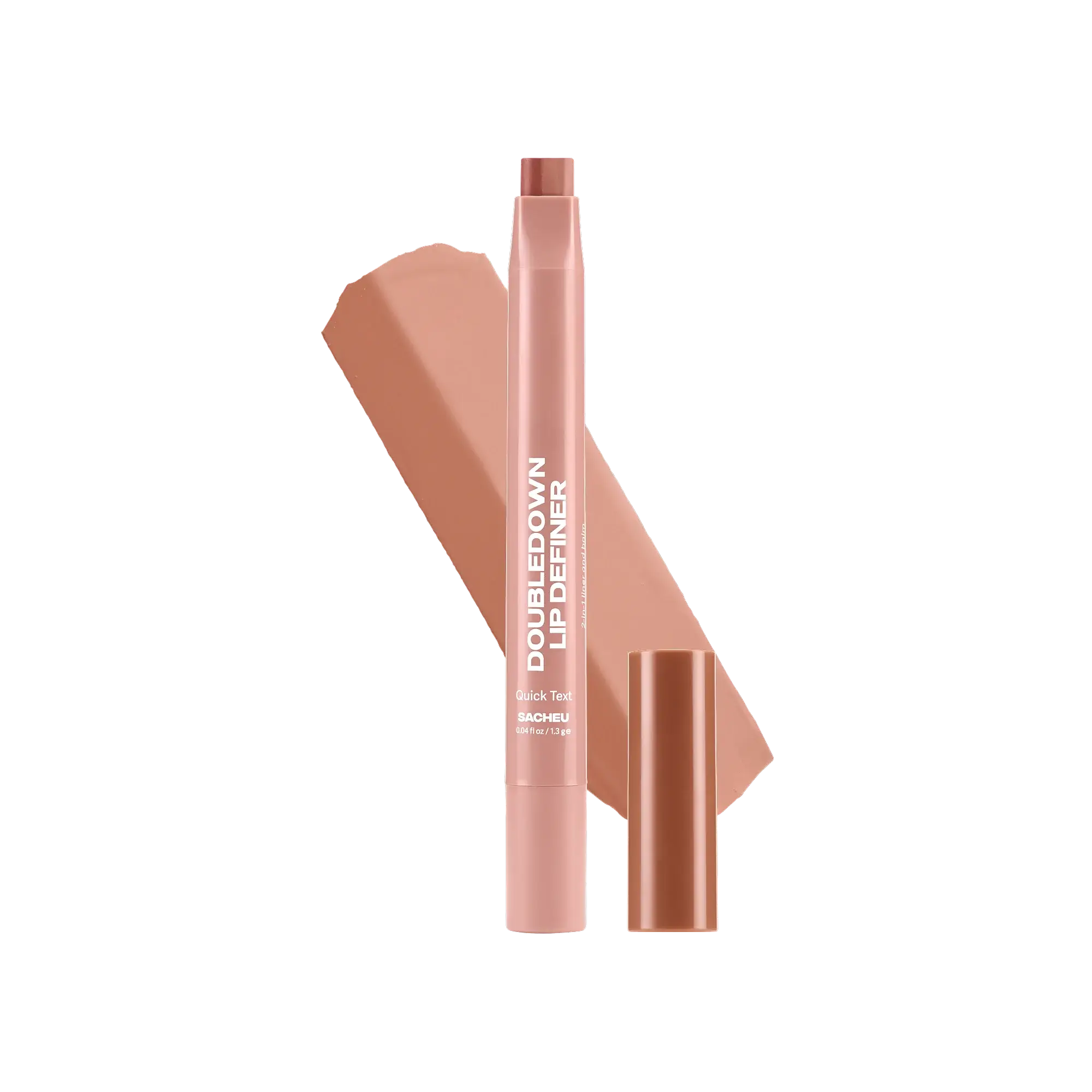 Sacheu Beauty DoubleDown Lip Definer 02 Quick Text