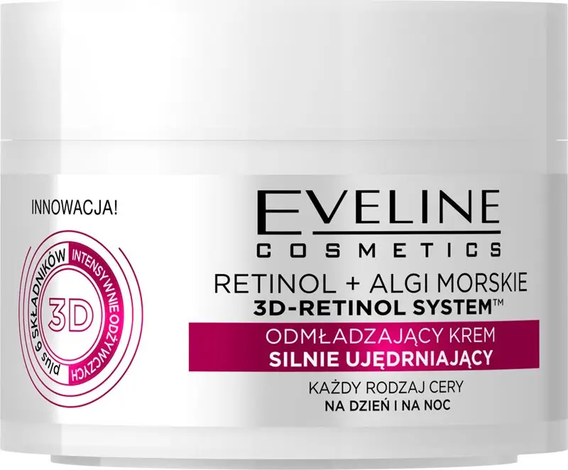 Eveline Retinol + Sea Algae Intensely Firming Rejuvenating Day And Night Cream