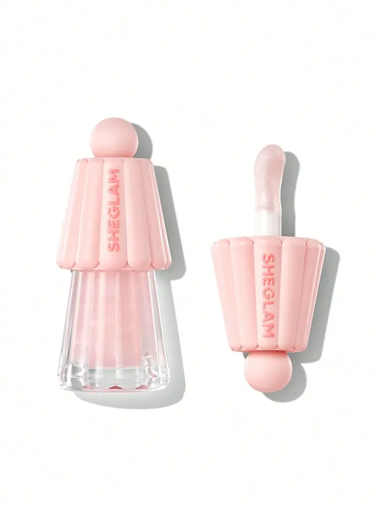 SHEGLAM Jelly Wow Hydrating Glitter Lip Oil Pinkies Up
