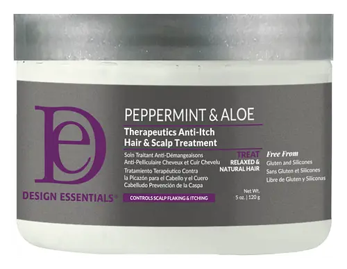 Design Essentials Peppermint & Aloe Therapeutics Anti-Itch Hair & Scalp Treatment