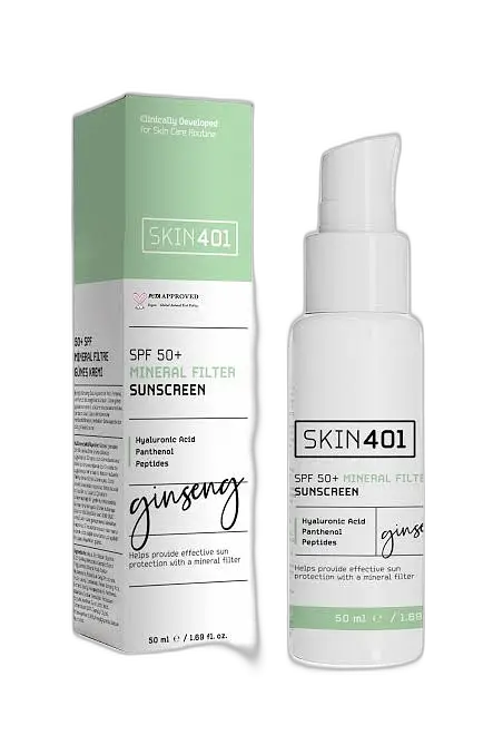 Skin401 SPF 50+ Mineral Filter Sunscreen