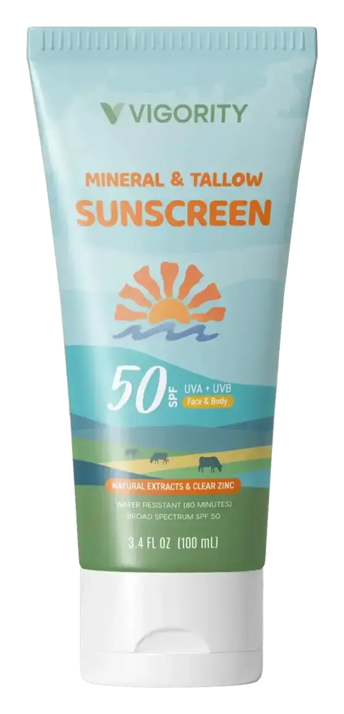 Vigority Tallow Sunscreen With Mineral SPF 50