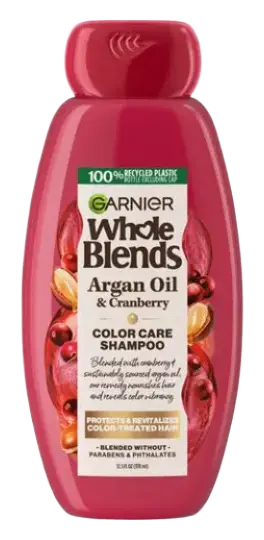 Garnier Whole Blends Color Care Shampoo With Argan Oil & Cranberry